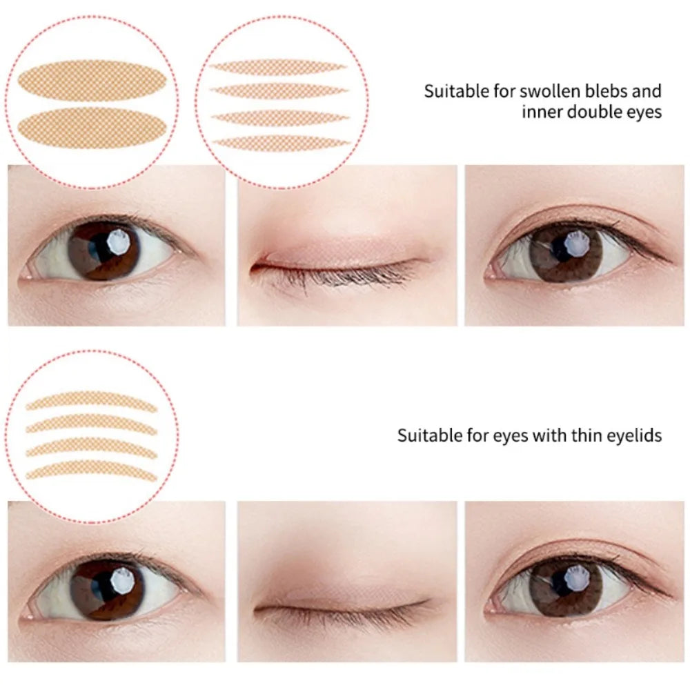 Self Adhesive Lape Double Fold Eyelid Tape Waterproof Eye Makeup Tools Invisible Eyelid Sticker Transparent Zpaxo