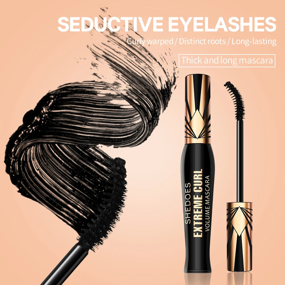 Extreme Curl Mascara - Waterproof Smudge-Proof Long-Lasting Thick Lashes Zpaxo
