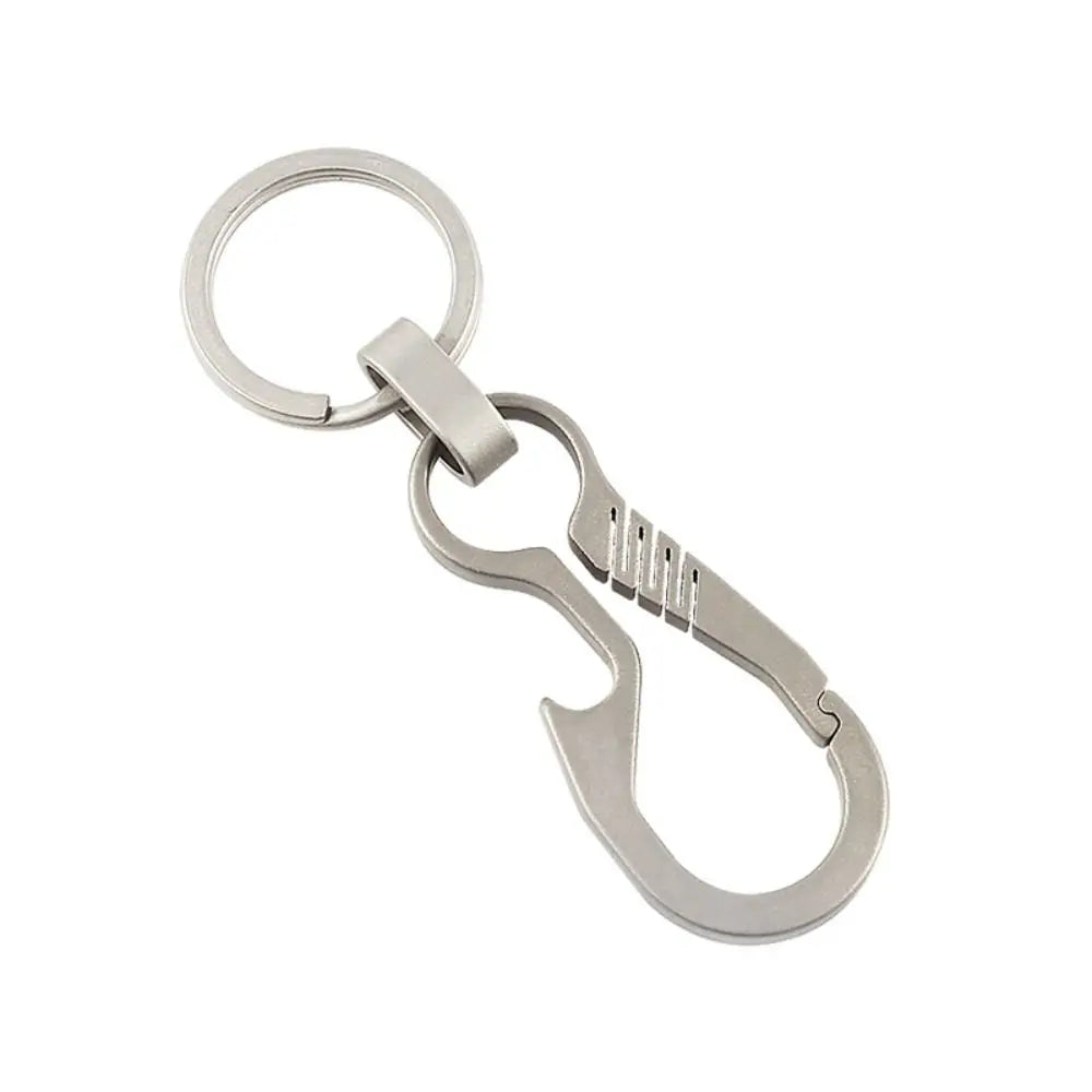 Special Shapes Car Key Chain Lightweight Titanium Alloy Bottle Opener Keychain Fingertip Gadget Hi-end Men's Outdoor Keyring Zpaxo
