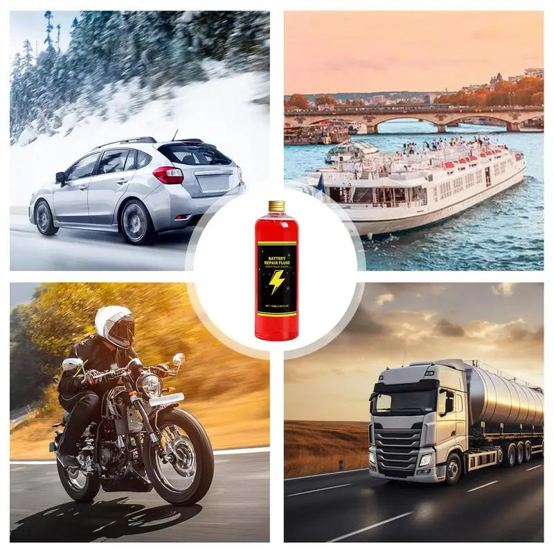 Battery Repair Fluid Car Safe Restore Liquid Efficient Extends Life