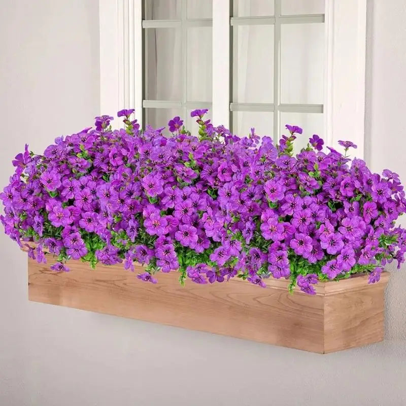 Simulation Flower Artificial Flower With Flexible Iron Wire for Tabletop Bookshelf Display Wedding Decoration Zpaxo