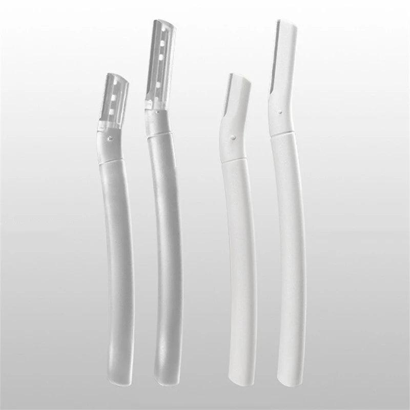 2pcs Trimming Knife Eyebrow Razor Eyebrow Trimmer Safe Anti-scratch Eyebrow Shaving Tool Facial Razor Beginner Beauty Tool Set Zpaxo