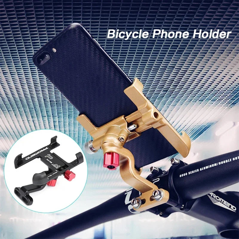 Rotatable 360 Degree Aluminum Bicycle Phone Holder Bike Motorcycle