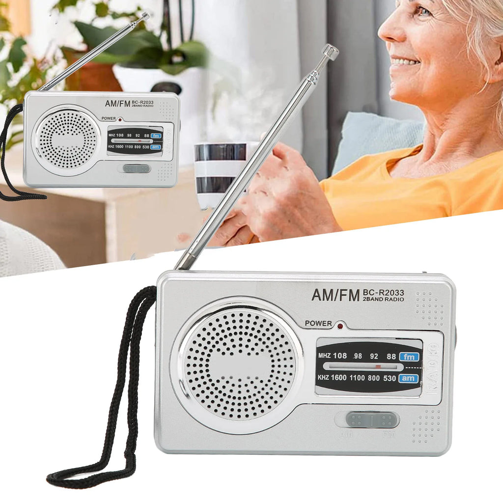 AM FM Transistor Radio DSP Chip Portable Pocket Mini Loudspeaker