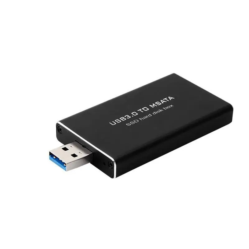 652F USB to mSATA SSD Hard Disk Box Converter Adapter Enclosure External for Case Zpaxo