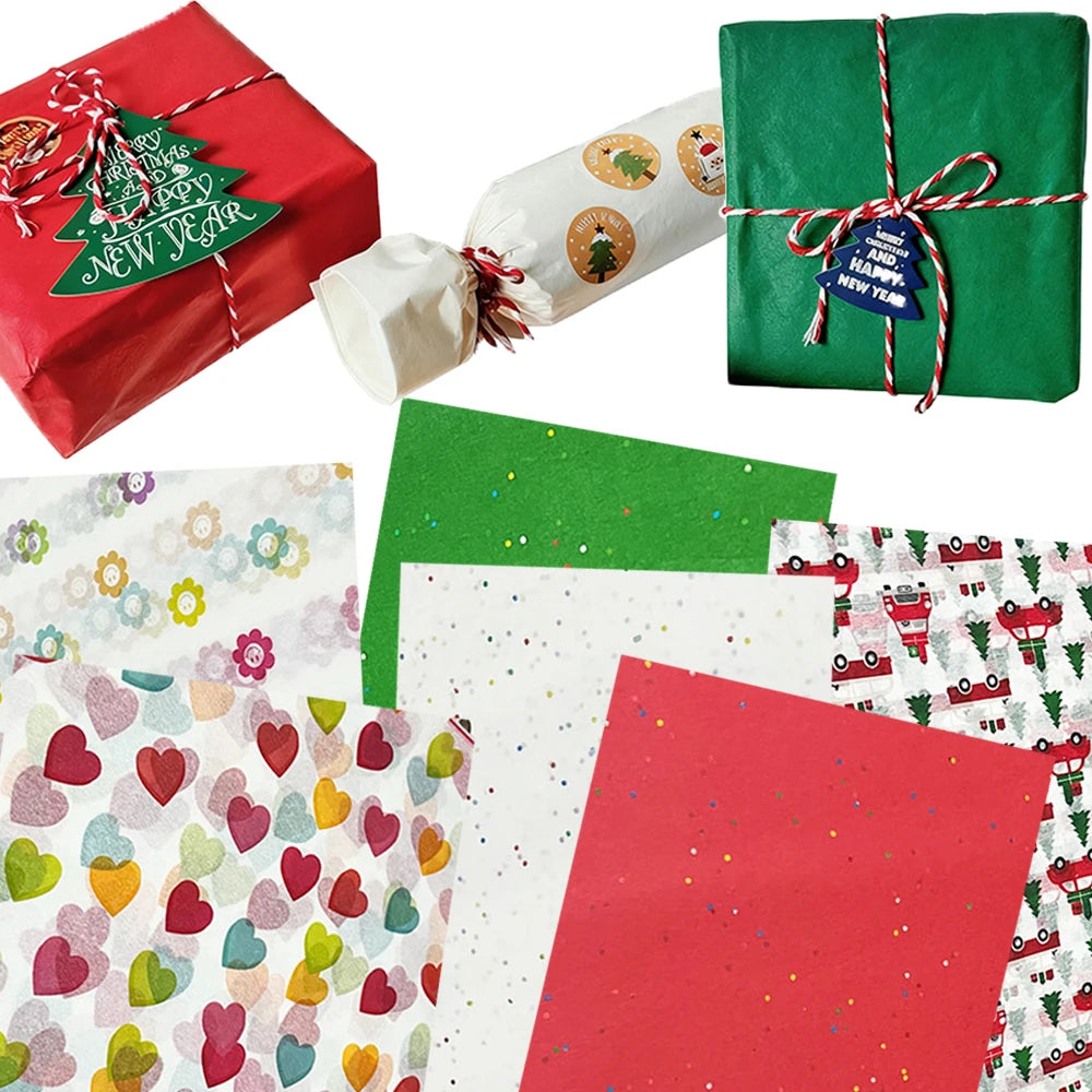 Christmas Wrapping Paper Set – 20 or 36 Sheets | DIY Gift Wrap