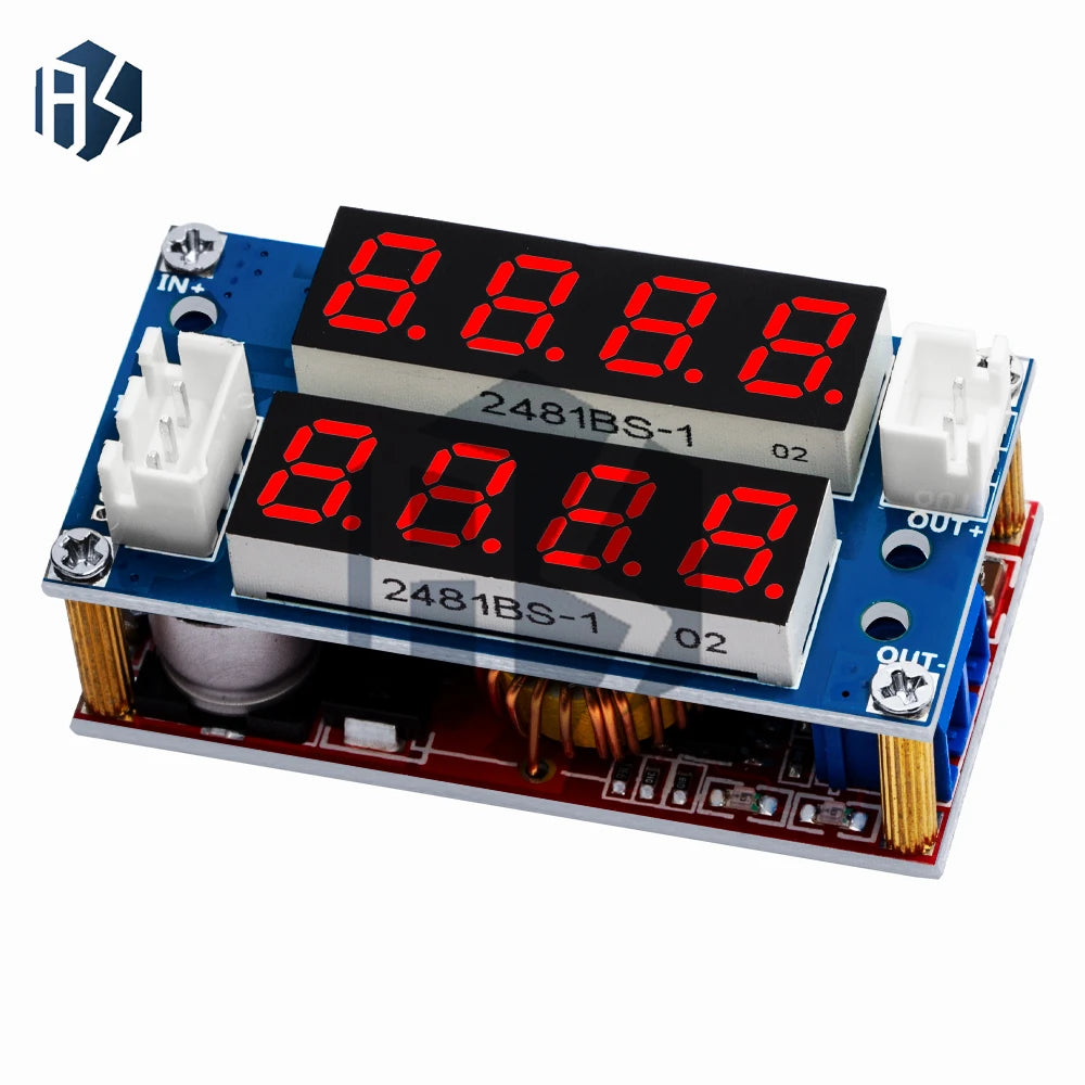 1PC XL4015 5A CC CV Buck Module, Adjustable Step-Down Power Board with LED Display for Power Supply and LED Driving Zpaxo