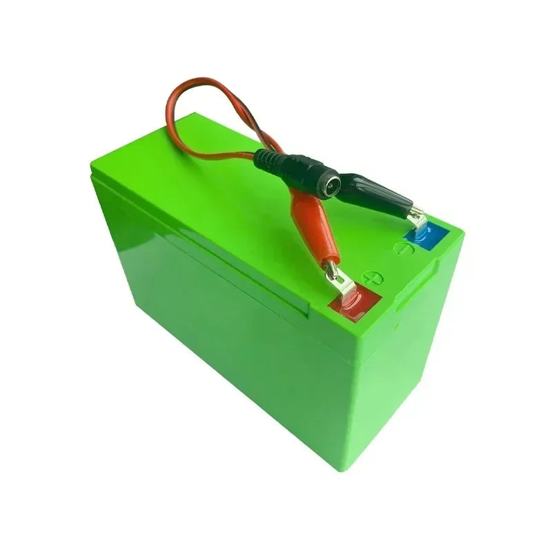 New 12V Li-ion 20Ah 12Ah 18650 Lithium Rechargeable Battery Pack for Sprayer Kids Electric Toy Car Scale Access Control+Charger Zpaxo