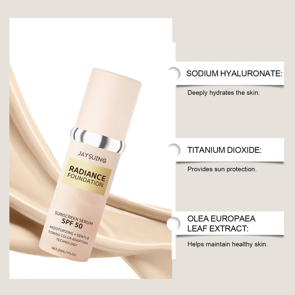 Concealer Liquid Foundation Moisturizes And Brightens The Face To Cover Acne Spots Fade Base Makeup Without Removing Makeup Zpaxo