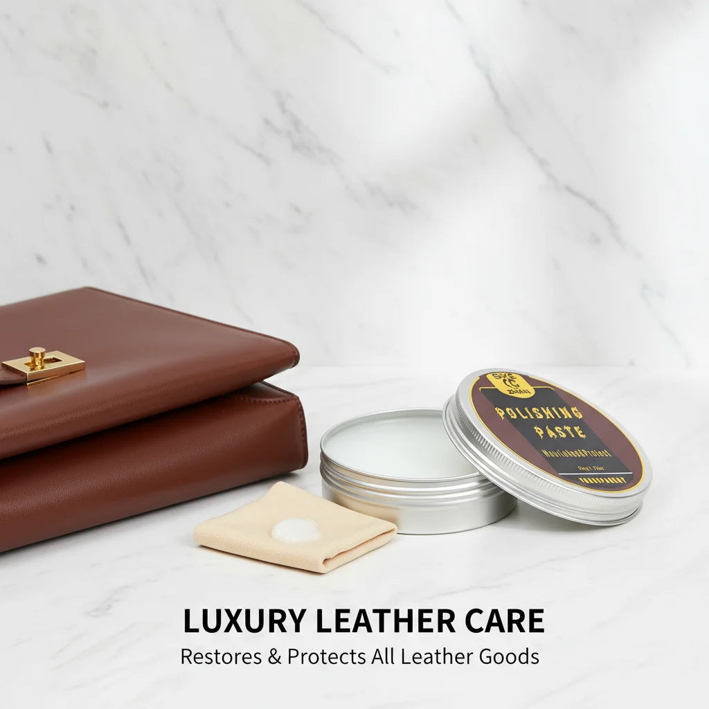 High Quality Multi Purpose Leather Care Cream for Bags Wallets Belts Moisturizing and Restore Softness Anti‑Crack 50g/100g Zpaxo