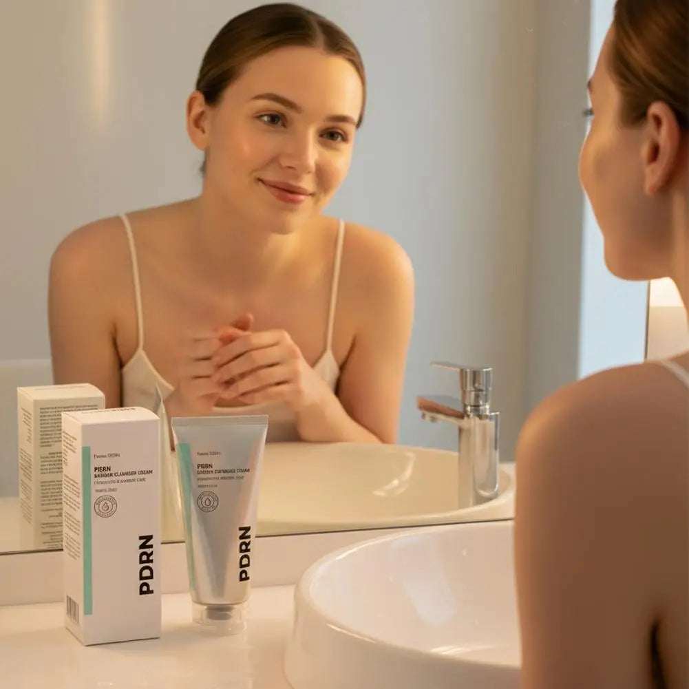 PDRN Barrier Cleanser Cream Lifting Firming Glowing Skin Deeply Hydrating Gently Nourish Korean Skincare Moisturizing Face Cream Zpaxo