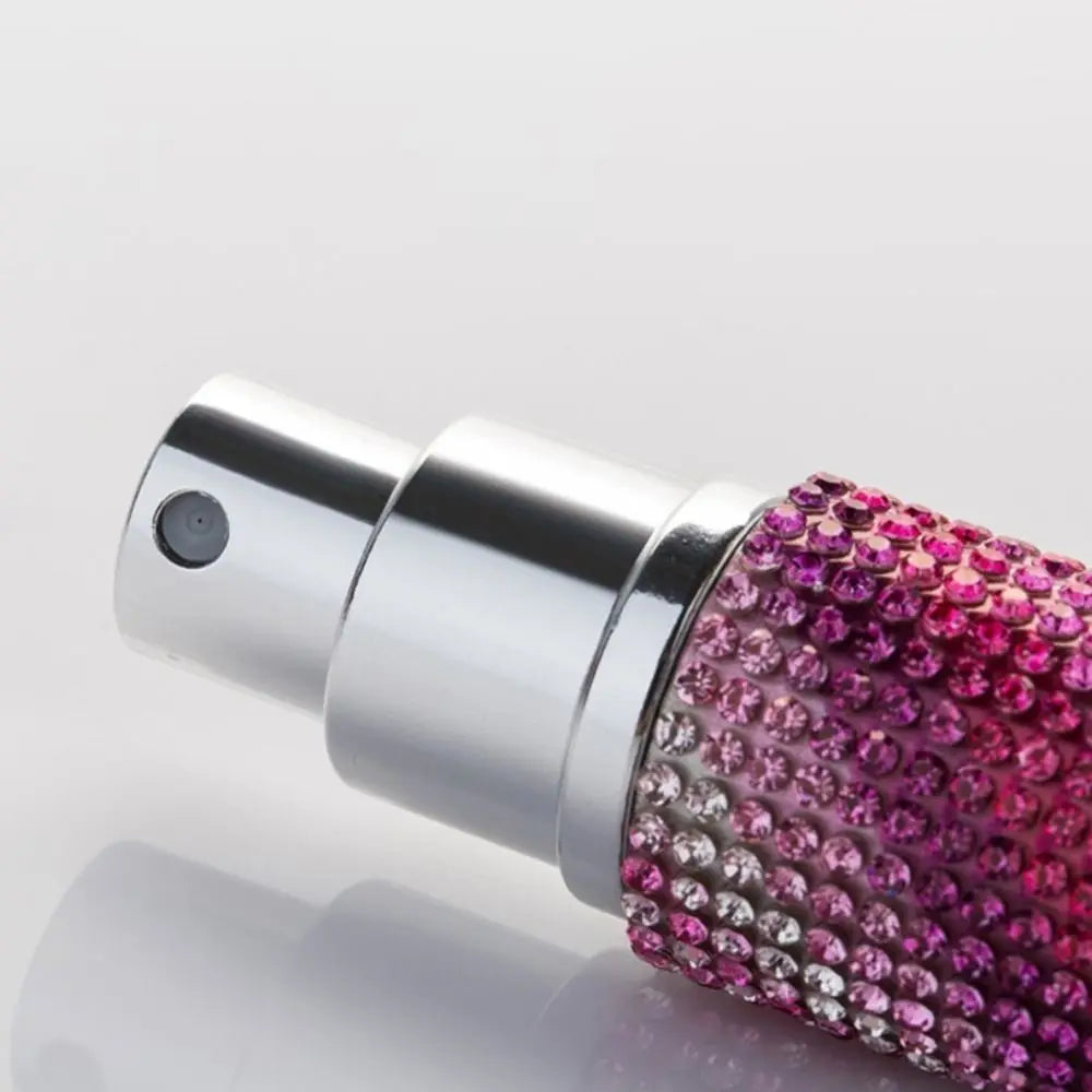 Fine Mist Perfume Refill Bottle Sub-Bottling Atomizer Perfume Spray Bottle Diamond-Encrusted Mini Refillable Sprayer Outdoor Zpaxo