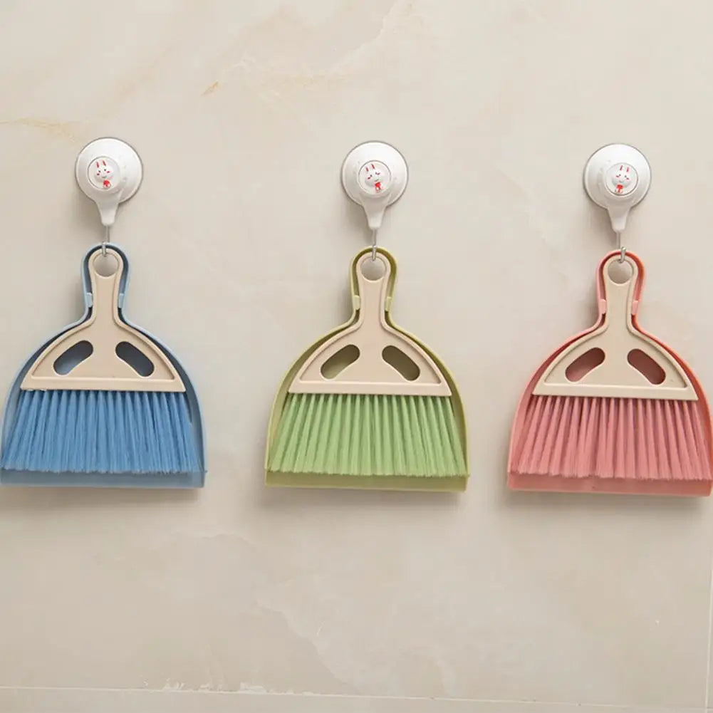 1 Set Small Broom Dustpan Ergonomically Designed Dustpan Brush With Soft Bristles Portable Crumb Sweeper Cleaning Tool For Home Zpaxo