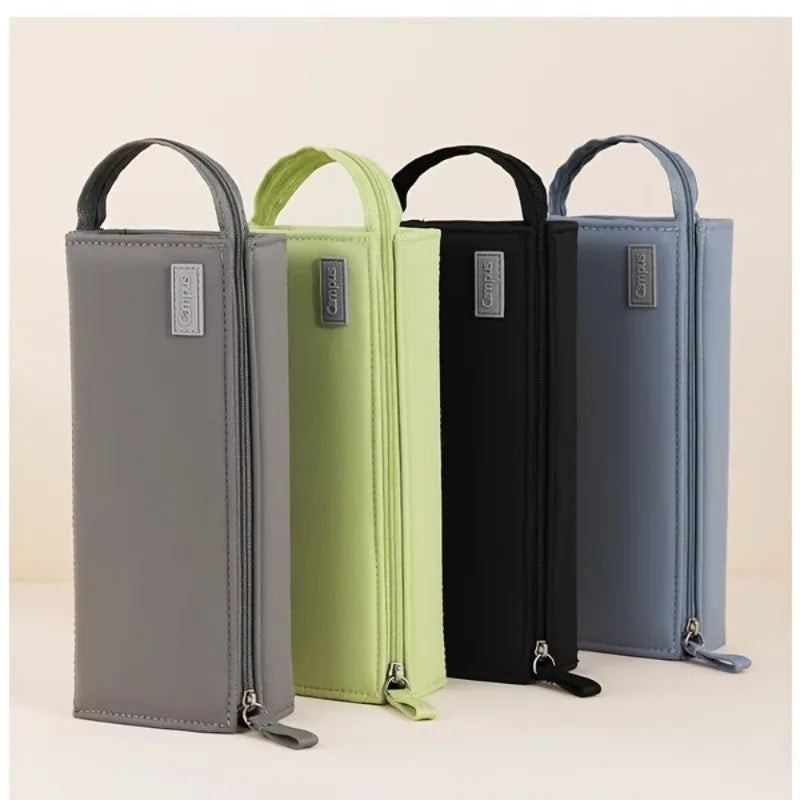 Mega Pencil Case 20+ Slots Mesh Pockets Rigid Non-bend 90 Zipper