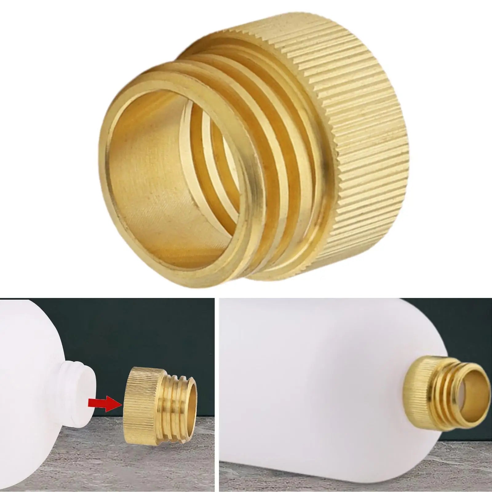 Sturdy Brass Pressure Washer Adapter Anti Slip Conversion Connector Zpaxo