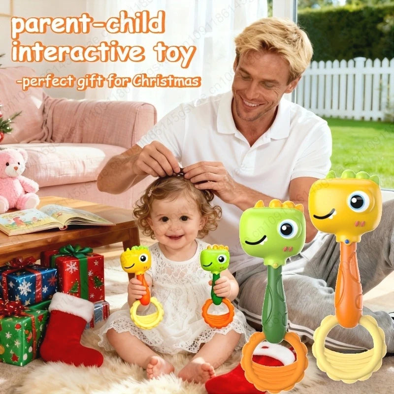 2-Pack Baby Rattle Toys – Animal Shape Infant & Toddler Rattles Baby Rattle Toy Zpaxo