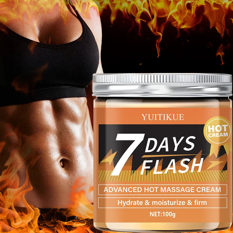 YUITIKUE 7-Day Hot Sculpting Cream 100g | Firms & Moisturizes Body Sculpting Cream Zpaxo
