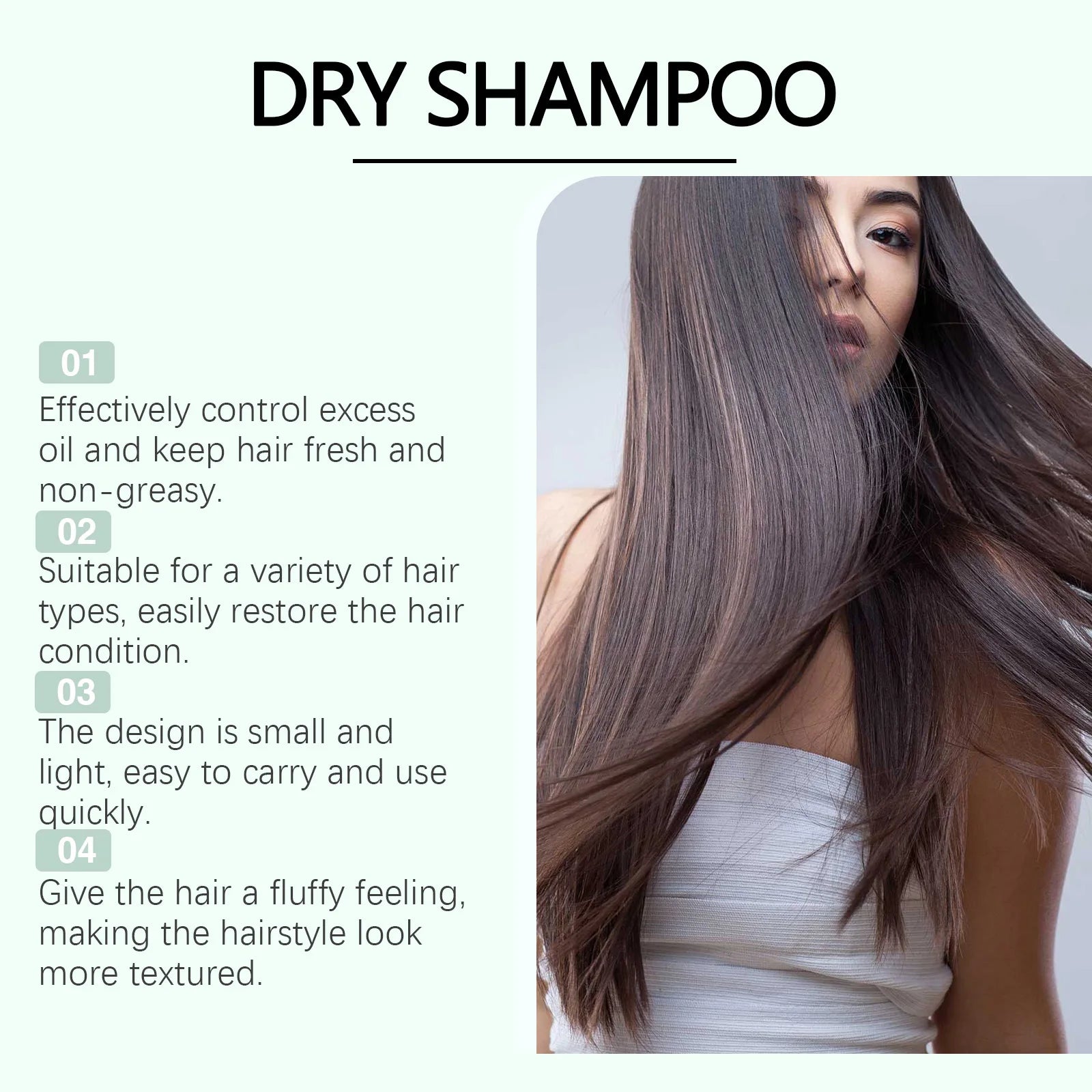 HOEGOA Dry Shampoo Spray – Oil Control & Root Volume Lift Dry Shampoo Spray Zpaxo