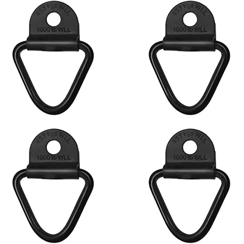 Car Accessories Heavy Duty 1000lbs for Trailer Black Steel Trailers Hook Cargo Tie-Down V-Ring Hangers V-Ring Bolton Zpaxo Black