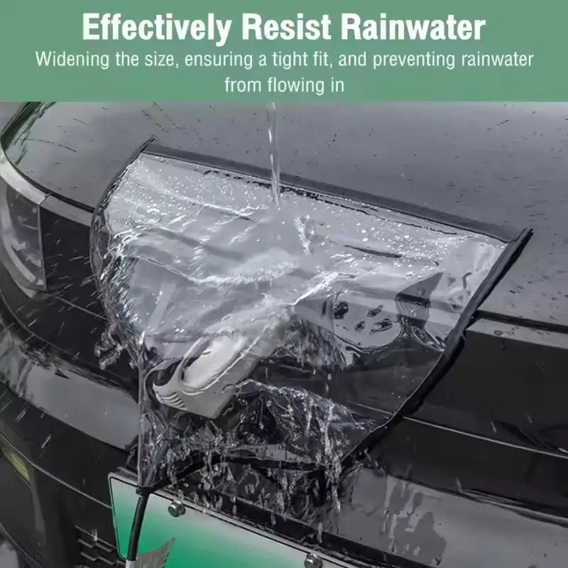 Magnetic EV Charger Port Cover – Waterproof Transparent Plug Guard