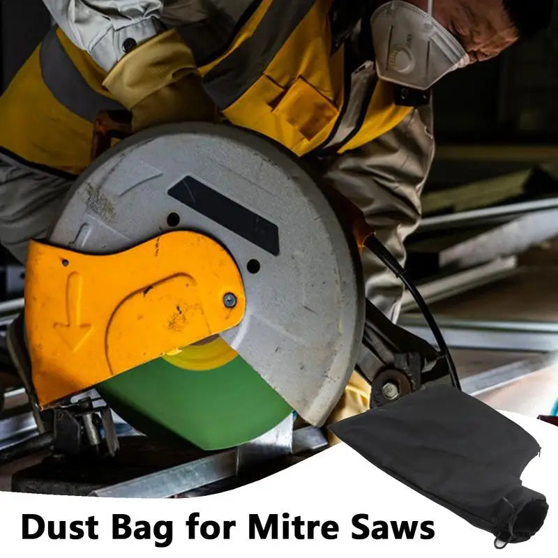 Table Saw Dust Bag Aluminum Cutting Machine Outlet Zipper Miter