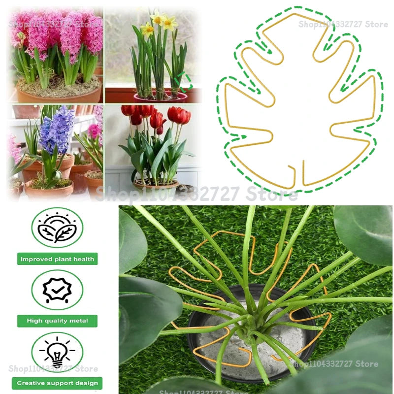 Anti-toppling Plant Stem Support No Nail Needed Multi-purpose Flower Climbing Stem Holder Vine Branch Monstera Stabilizer Zpaxo