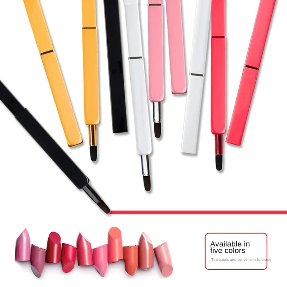 Portable Professional Lip Brush Retractable Durable Lipstick Makeup Zpaxo