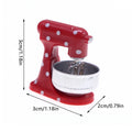 ▶1PCS 1:12 Dollhouse Miniature Simulation Red Furniture Home Model Decor Toy Doll House Accessories Zpaxo 1PCS