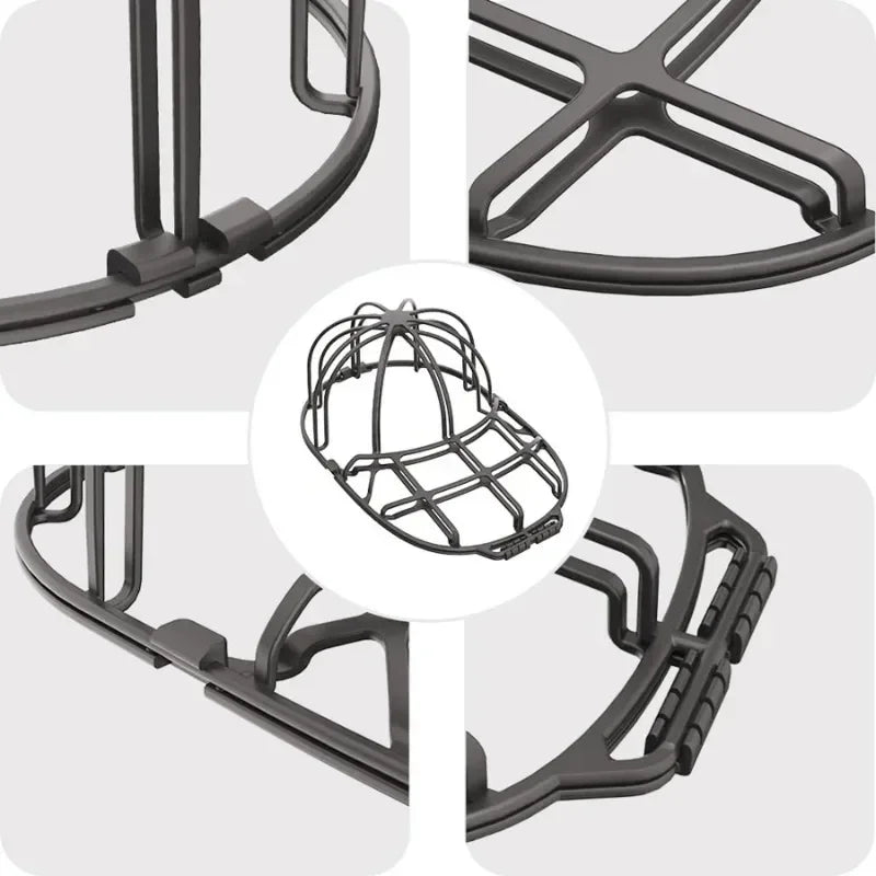 Hot Baseball Cap Washer Bag for Washing Machine Anti-Deformation Hat Cleaning Cage Frame Holder Home Laundry Guard Support Zpaxo