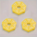 Convenient 7-Grid Pill Box Organizer Rainbow Colors Perfect Weekly