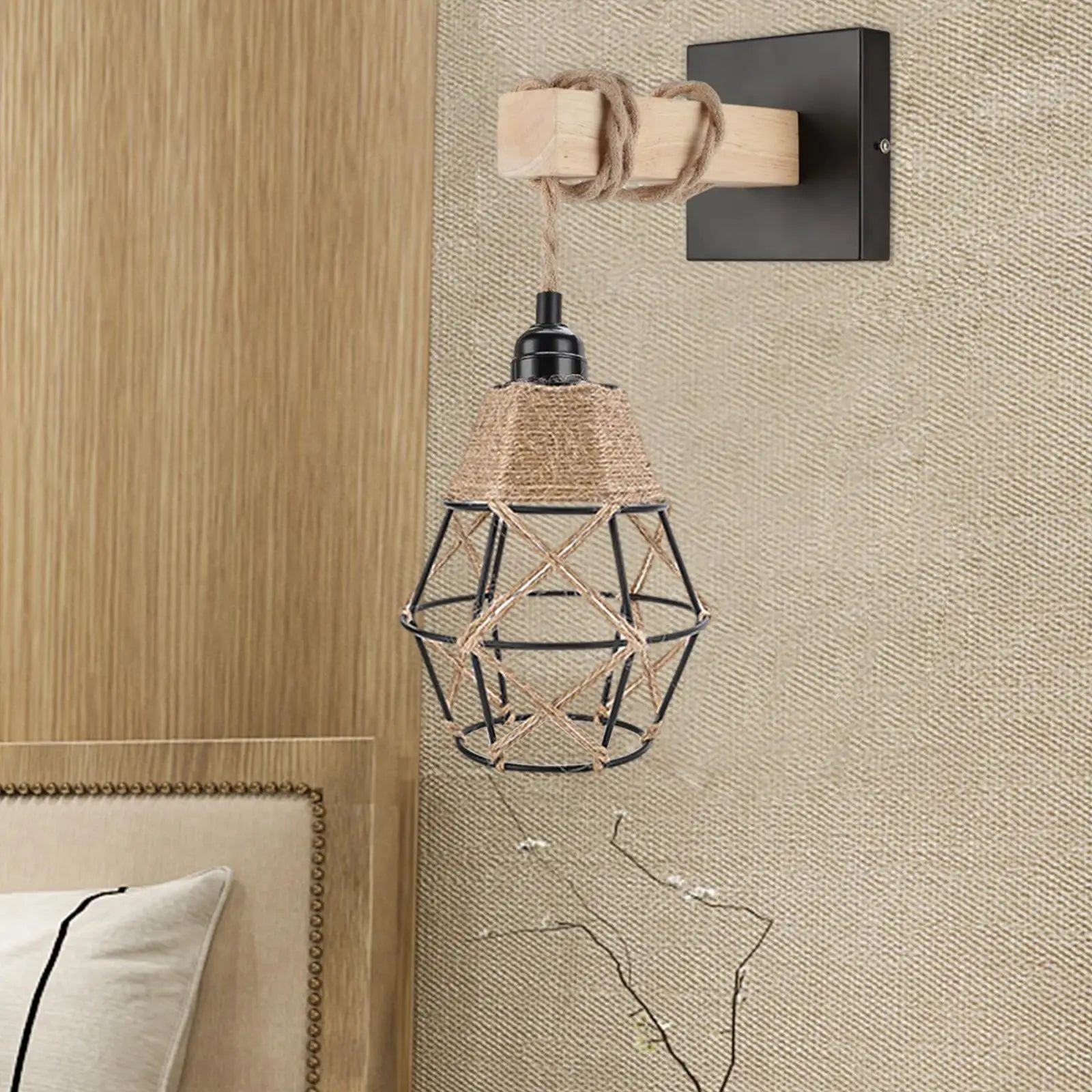 Wall Sconce Wall Mount Lamp Retro Farmhouse Decorative Pendant Light for Hallway Reading Kitchen Restaurant Decoration Zpaxo