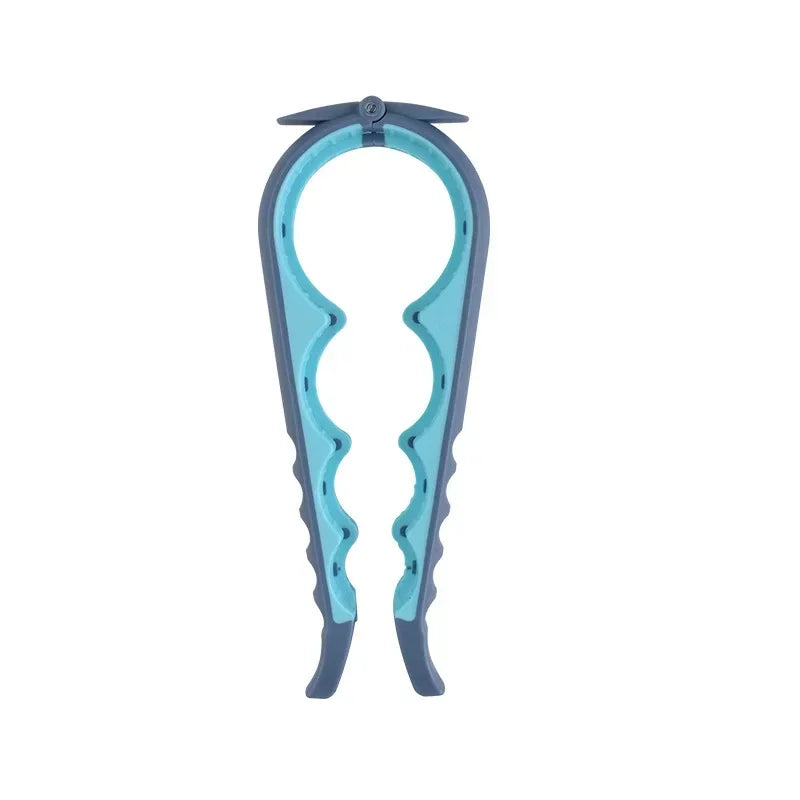4-in-1 Multi-Function Bottle & Can Opener – Anti-Slip Grip Bottle & Can Opener Zpaxo Blue