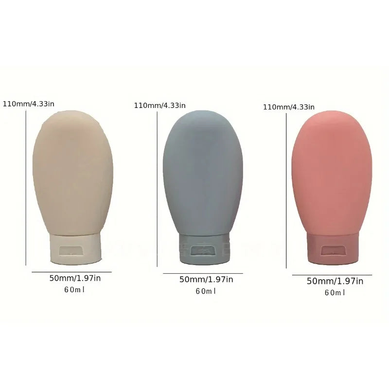 Refillable Travel-sized Bottles Leakproof Squeeze Tubes Cosmetics