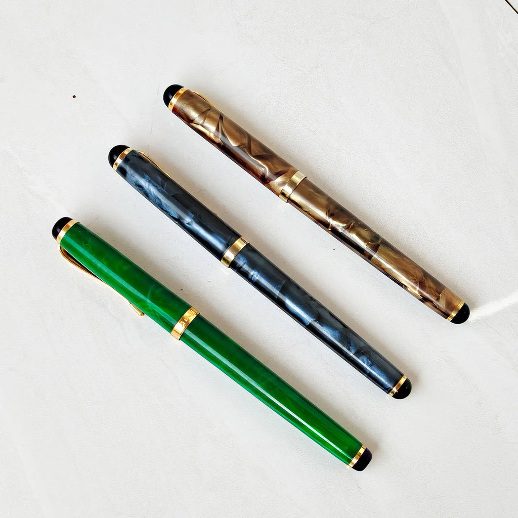 1990s Rare Stock HERO 91 Fountain Pen,0.7MM Bent Tip Writing, Office, Collection Stationery Clearance Sale Plastic Shaft Zpaxo