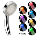 Ultra-quiet 3 Colors Temperature Sensor Rainfall Spray 7 Gradual