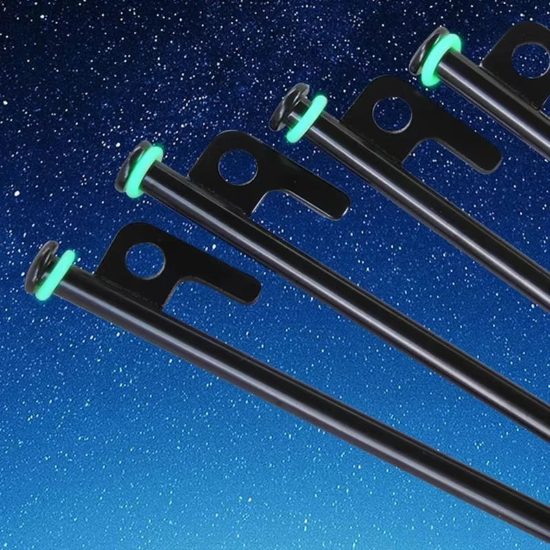 4 Camping Tent Legs Hammer Stakes Pegging Ground Nails Length Outdoor