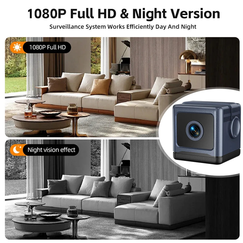 Mini Battery-powered Camera Wireless Connection Monitoring Movement