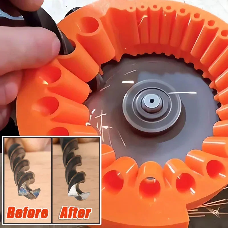 Upgrade 118 Degree Angle Grinder Drill Bit Sharpener Power Grinding
