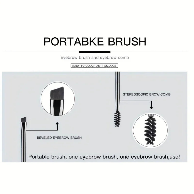 Waterproof Sweatproof Pigmented Eyebrow Gel Brush Long-lasting Pencil