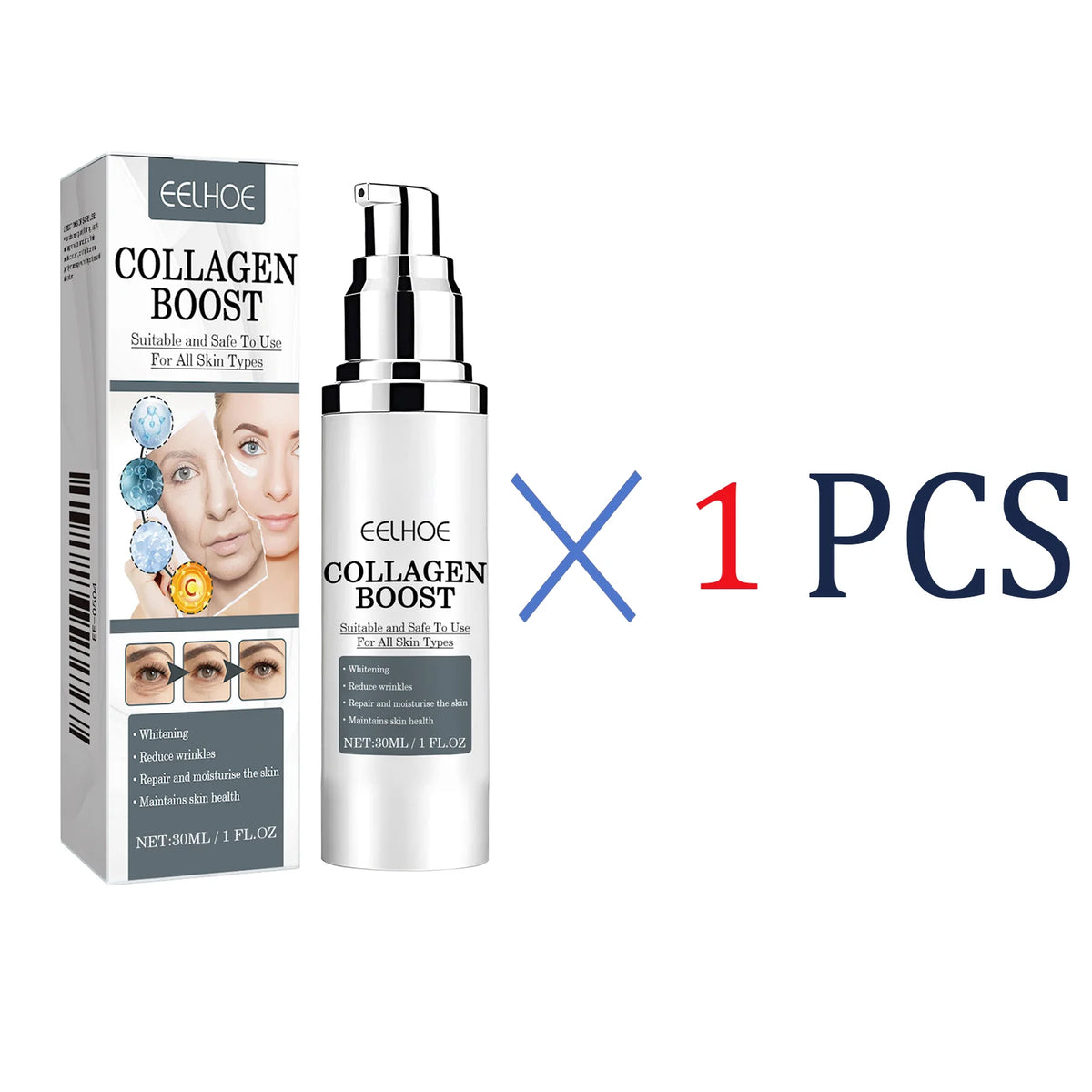 Collagen Face Cream Anti Aging Wrinkle Reduction Moisturizer for Women Firming & Lifting Cream to Brighten Skin Ton 30ml Zpaxo 1 Pcs