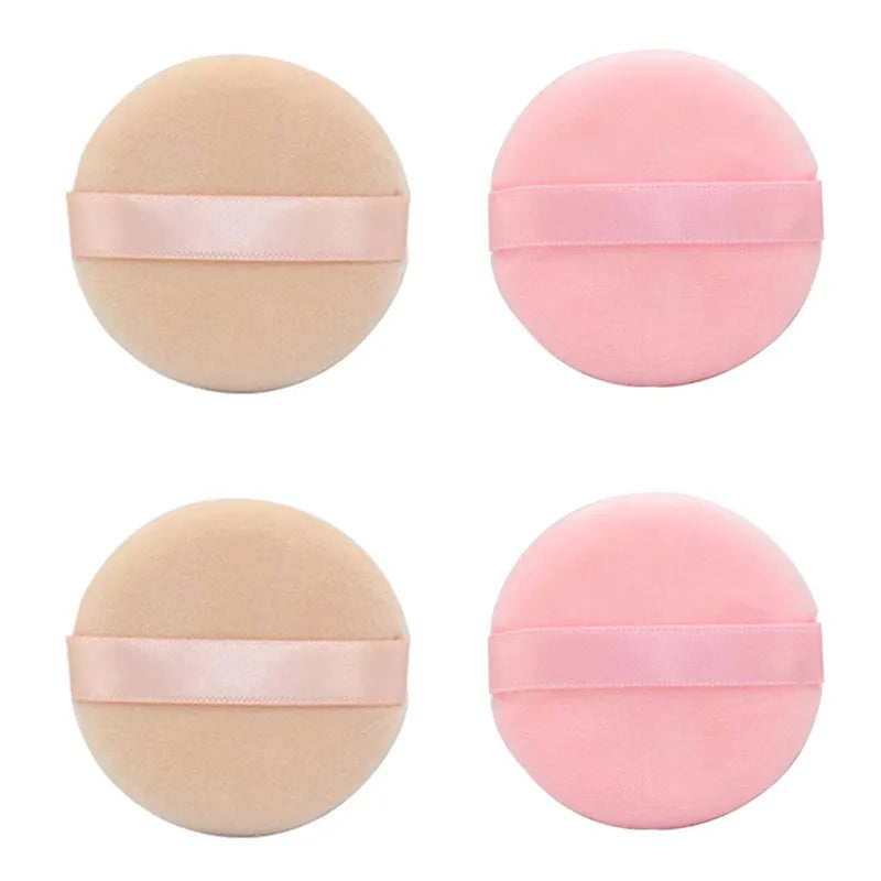 Soft Velvet Powder Puff – Double-Sided Makeup Sponge Set