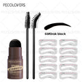 3PCS/Set Waterproof Eyebrow Stamp Kit - Fine Powder, Ideal Christmas Gift for Contouring & Hairline Touch-Ups Zpaxo 03