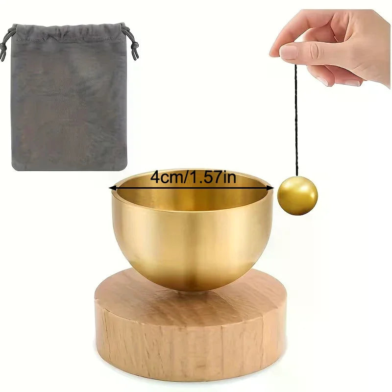 Mini Singing Bowl Yoga Meditation Relaxation Mindfulness Chakra Zpaxo