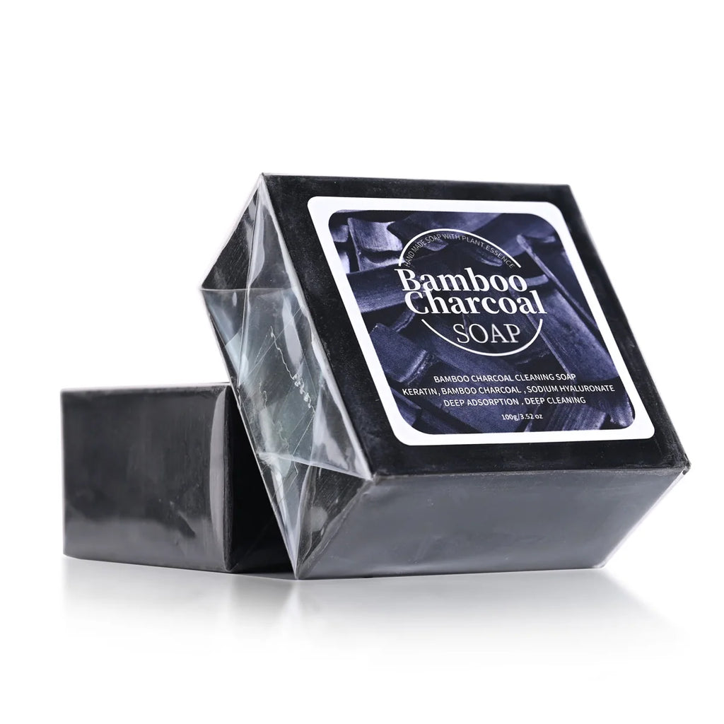 Bamboo Charcoal Handmade Soap – Deep Cleanse Face & Body Handmade Bar Soap Zpaxo