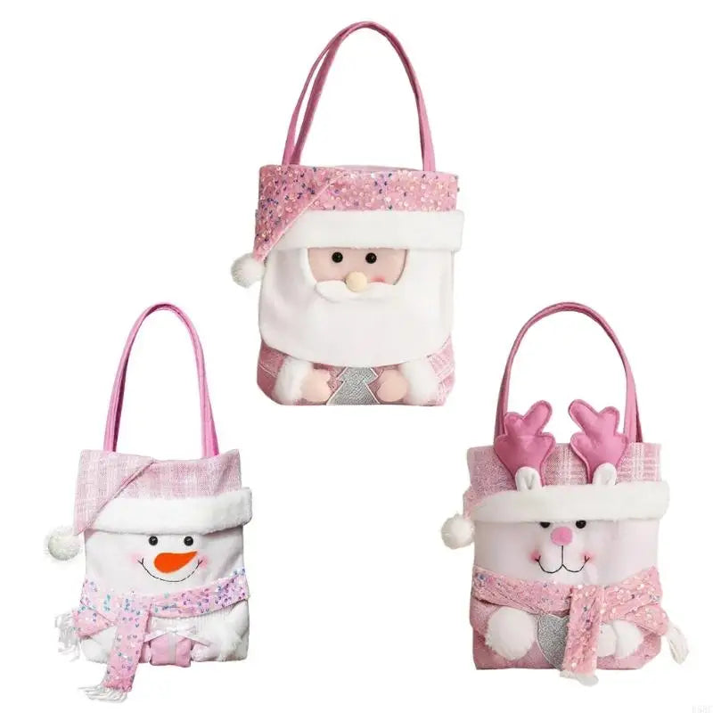 Christmas Supports Bag Cartoon Doll Candy Storage Lovely Holiday