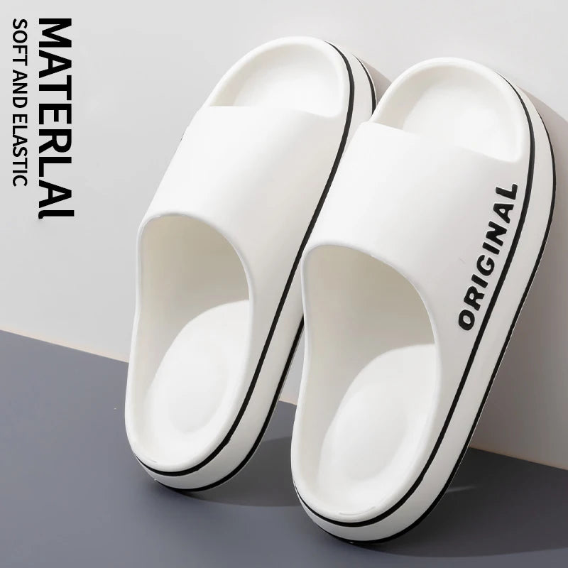 Mens Thick Sole Indoor Bathroom Anti Slip Shoes Summer Couple Sandals