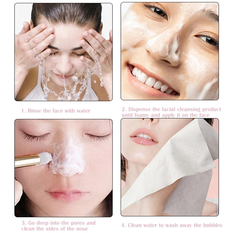 Professional Eyelash Extension Shampoo Cleaning Brush Pink Shining Eye Lash Lift Foam Cleaner Brushes Nose Face Clean Tools Zpaxo