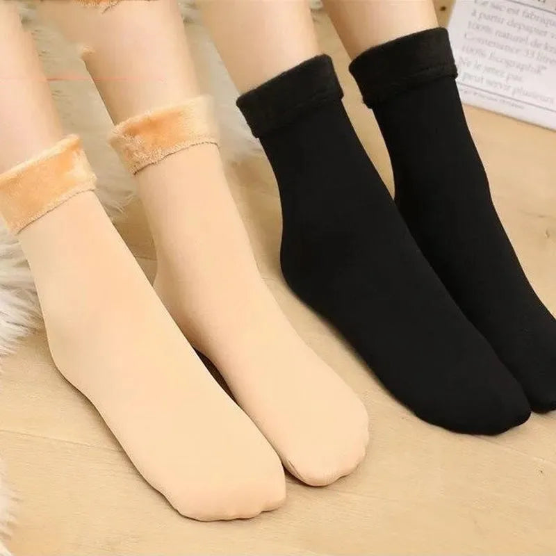 Women's Thermal Plush Fleece Socks – Cozy Winter Floor Socks