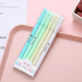 6-Pack Morandi-style Gel Pen Black Ballpoint Pens Office School
