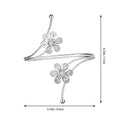 Alloy Curtain Holdbacks Delicate Flower Tiebacks Drape Fixing Strap